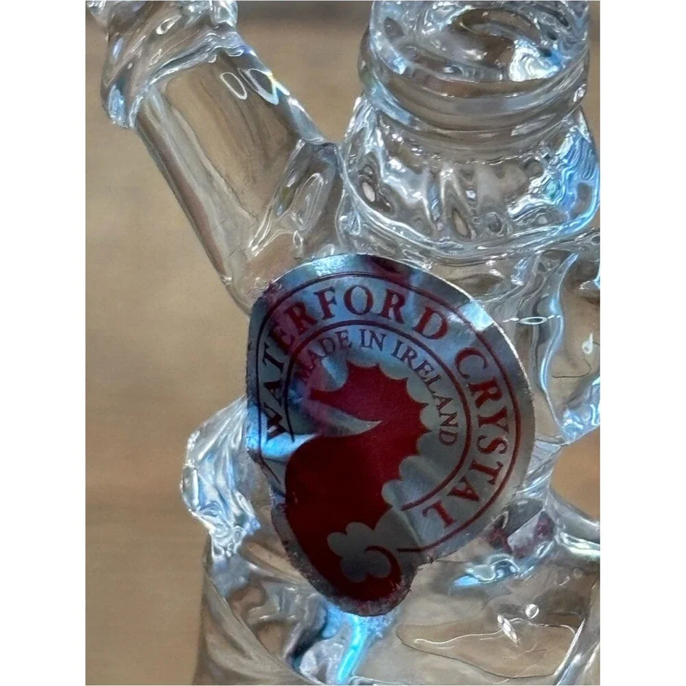 Waterford Crystal 12 Days of Christmas 10 Lords a Leaping Figural 2004 Ornament